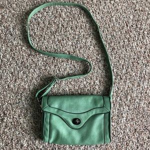 Small mint crossbody purse